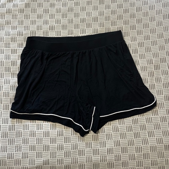 Sleep Riot | Women’s 3 Piece Modal Pajama Set Shirt Shorts Pants Size Large - Picture 5 of 11